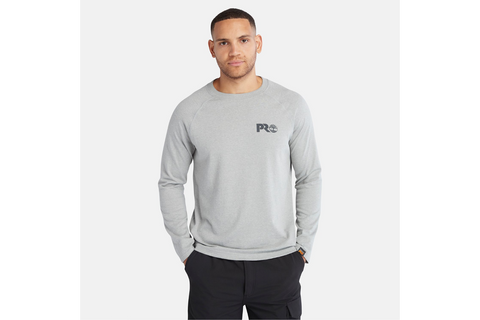 Timberland Pro® Men's Core Reflective Logo Long-Sleeve T-Shirt