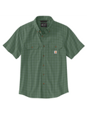 Carhartt Loose Fit Midweight Short-Sleeve Plaid Shirt 105702