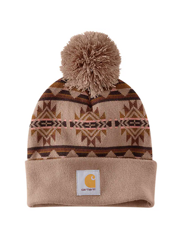 Carhartt Women's Bethany Yellowtail Pom Cuffed Beanie - 107184