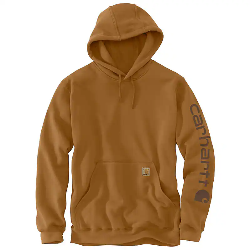 Sweat-shirt Carhartt en molleton bouclette prélavé teint, motif graphique, coupe décontractée - 106253