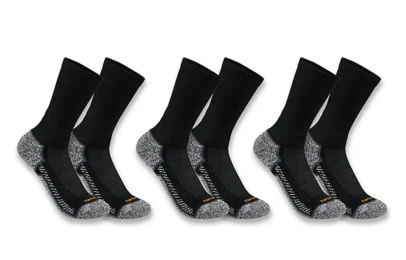 Carhartt Force®® Men’s Midweight Crew Socks 3-Pack - SC4223M