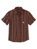 Carhartt Loose Fit Midweight Short-Sleeve Plaid Shirt 105702