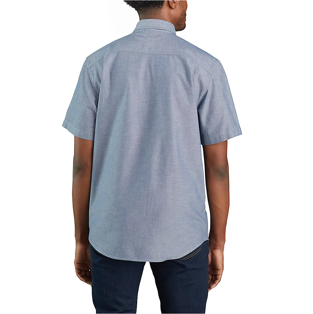 Carhartt Loose Fit Midweight Chambray Short Sleeve Shirt - 104369