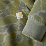 Carhartt Women's Relaxed Fit Midweight Logo Sleeve Graphic Printed Sweatshirt 107267