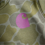 Carhartt Women's Relaxed Fit Midweight Logo Sleeve Graphic Printed Sweatshirt 107267