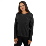 Carhartt Women's Force Sun Defender™ Relaxed Fit Lightweight Long-Sleeve Logo Graphic T-Shirt 106632
