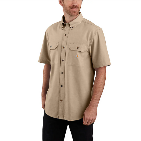 Carhartt Loose Fit Midweight Chambray Short Sleeve Shirt 104369 WORK N WEAR
