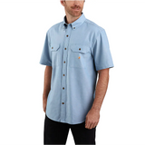 Chemise à manches longues en chambray de poids moyen Carhartt - 104368
