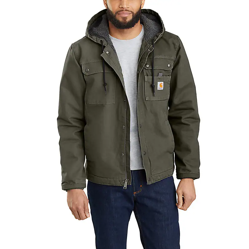 Carhartt Relaxed Fit Washed Duck Sherpa - Veste utilitaire - 103826