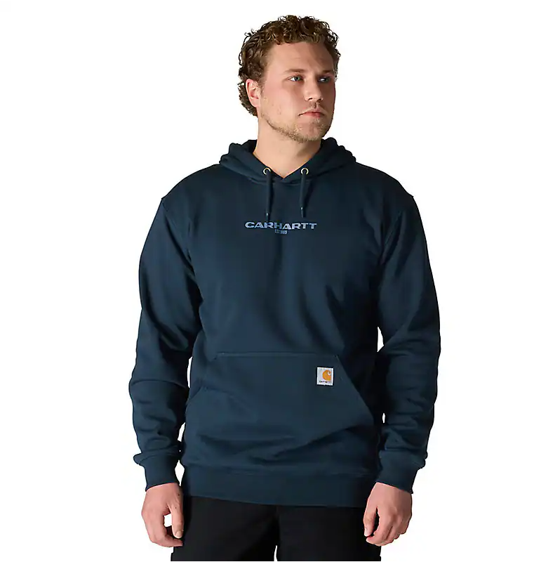 Carhartt Rain Defender® Sweat-shirt coupe décontractée poids moyen avec motif 1889 - 107031