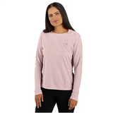 Carhartt Women's Force Sun Defender™ Relaxed Fit Lightweight Long-Sleeve Logo Graphic T-Shirt 106632
