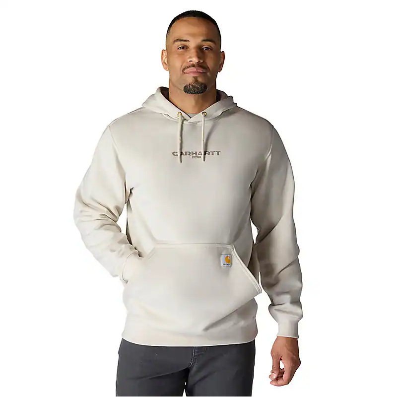 Carhartt Rain Defender® Sweat-shirt coupe décontractée poids moyen avec motif 1889 - 107031