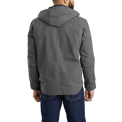 Carhartt Relaxed Fit Washed Duck Sherpa-Lined Utility Jacket Carhartt Relaxed Fit Washed Duck Sherpa-Lined Utility Jacket
