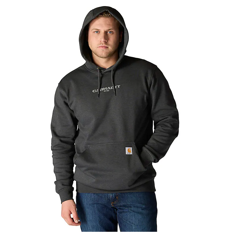 Carhartt Rain Defender® Sweat-shirt coupe décontractée poids moyen avec motif 1889 - 107031