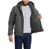 Carhartt Relaxed Fit Washed Duck Sherpa-Lined Utility Jacket - 103826