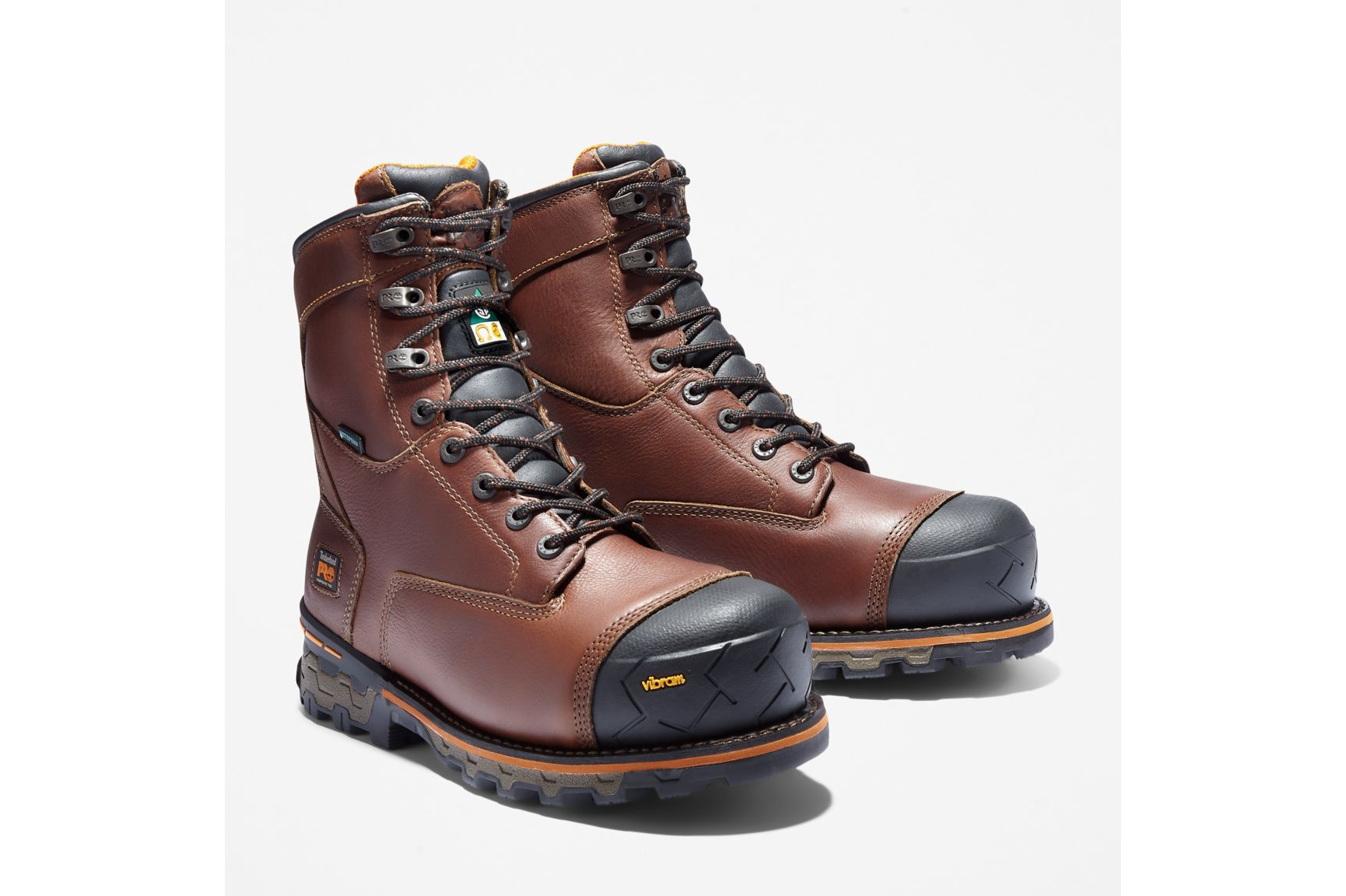 Bottes de travail marron Timberland PRO® Boondock 8 po CSA pour hommes