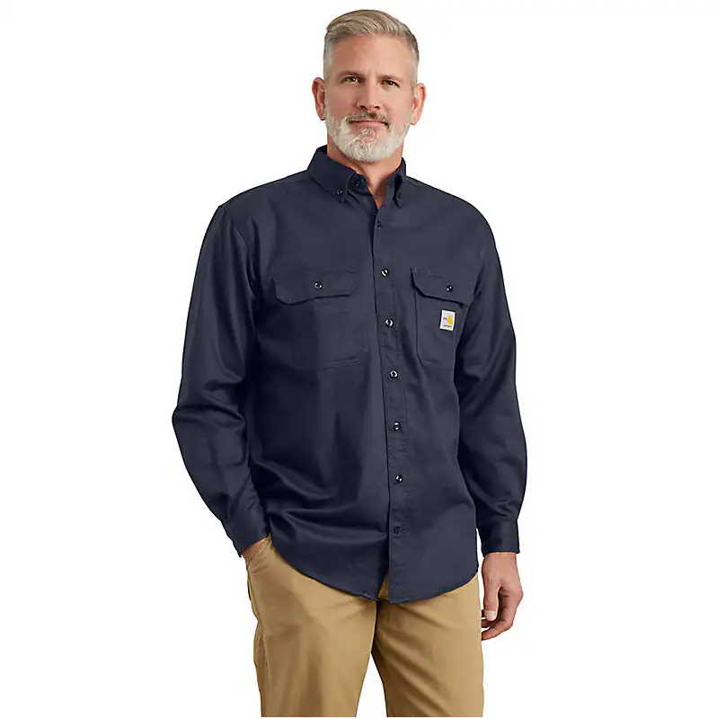 Chemise à manches longues en twill Carhartt FR résistante aux flammes - FRS160