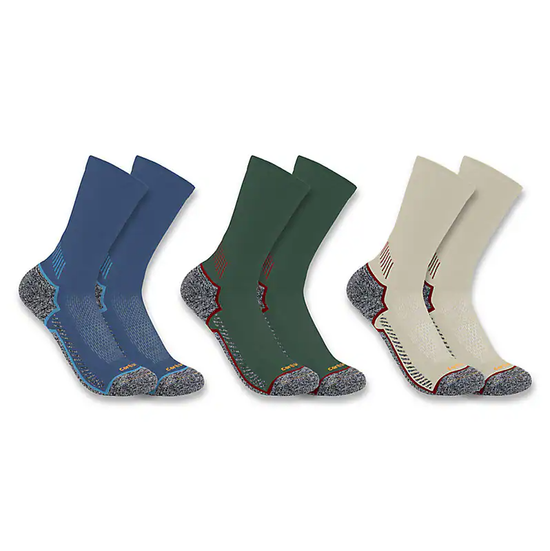 Carhartt Force®® Men’s Midweight Crew Socks 3-Pack - SC4223M
