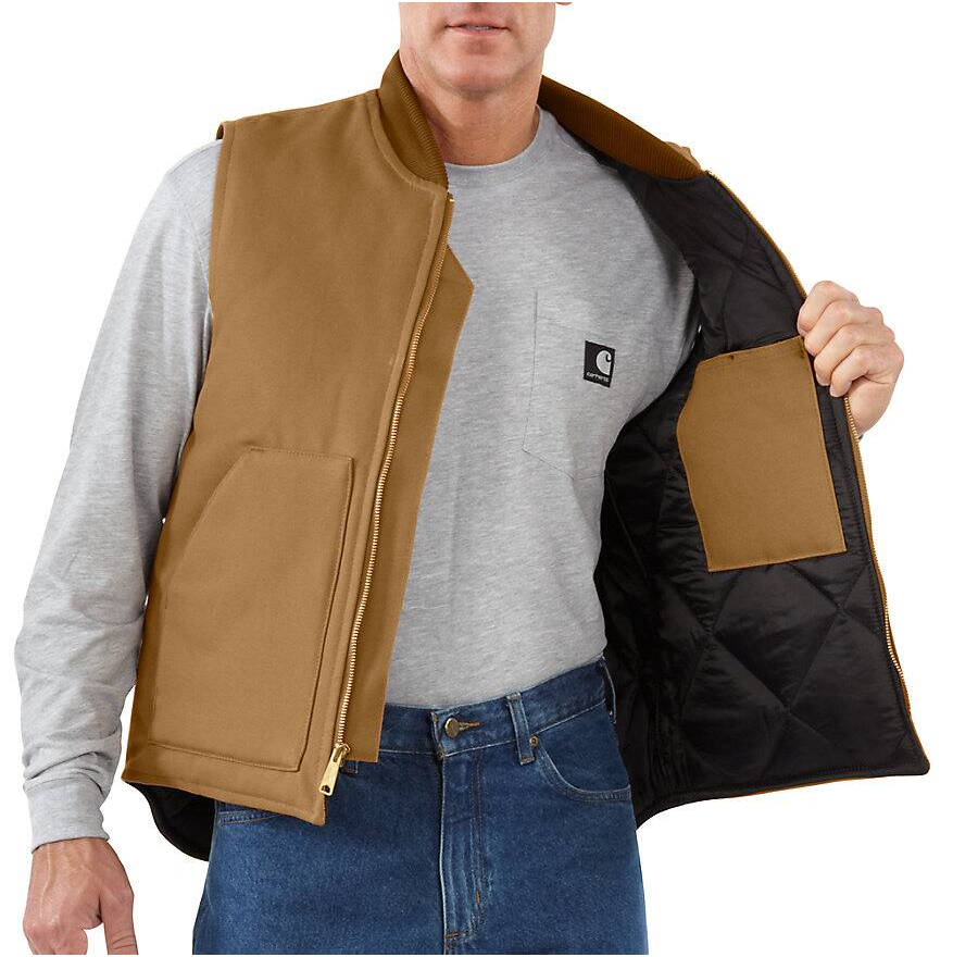 uggguu様 売約済 Carhartt Duck Vest V02MOS Carhartt Iconic V01 Firm Duck Vest - 106676 – WORK N WEAR
