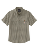 Carhartt Loose Fit Midweight Short-Sleeve Plaid Shirt 105702