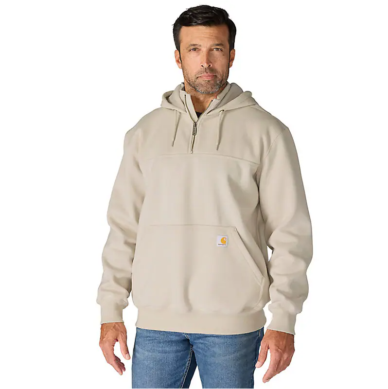 Carhartt Rain Defender® Loose Fit Heavyweight 1/4-Zip Hooded Sweatshirt - 100617
