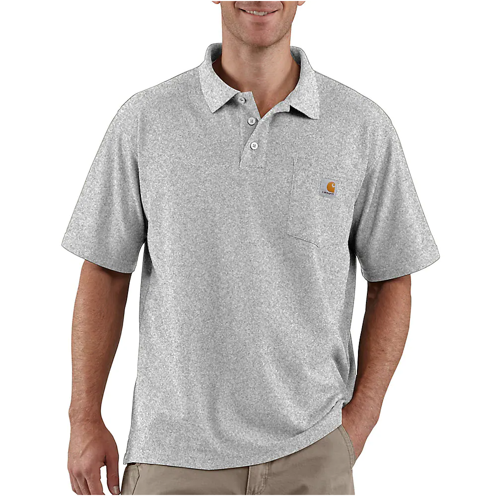 Carhartt Loose Fit Midweight Contractors Short Sleeve Pocket Polo K570