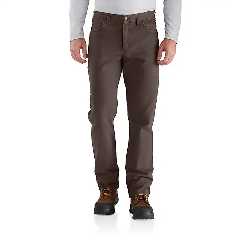 Pantalon de travail en toile Carhartt pour homme - Coupe décontractée - Rugged Flex® 5 poches - 102517