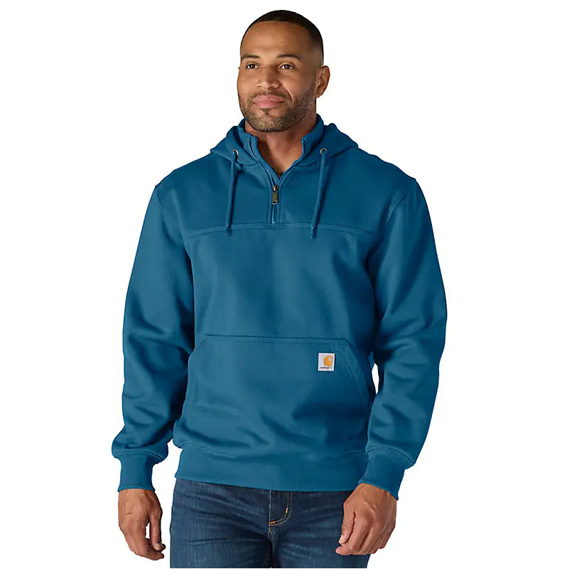 Carhartt Rain Defender® Loose Fit Heavyweight 1/4-Zip Hooded Sweatshirt - 100617