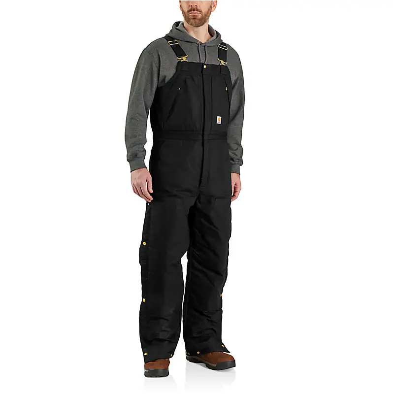 Carhartt Men's Loose Fit Firm Duck Insulated Biberall - 105470