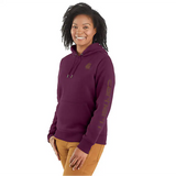 Carhartt Women's Relaxed Fit Midweight Logo Sleeve Graphic Sweatshirt - 102791