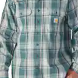 Carhartt FR Flame-Resistant Long Sleeve Plaid Shirt - 104507