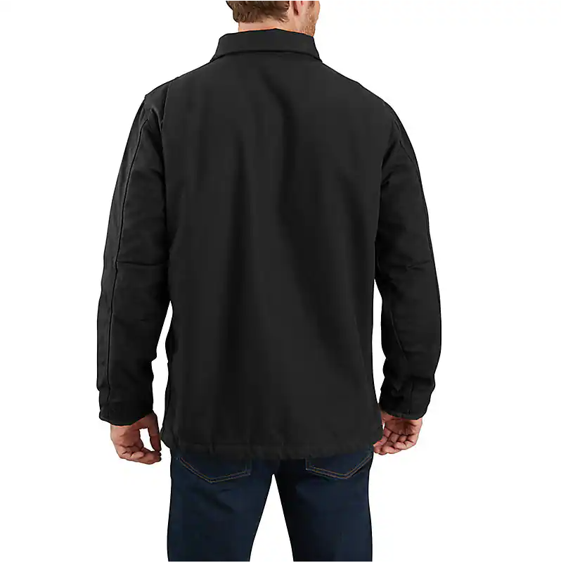 Carhartt Veste de travail doublée Sherpa en toile lavée coupe ample pour homme - 104293