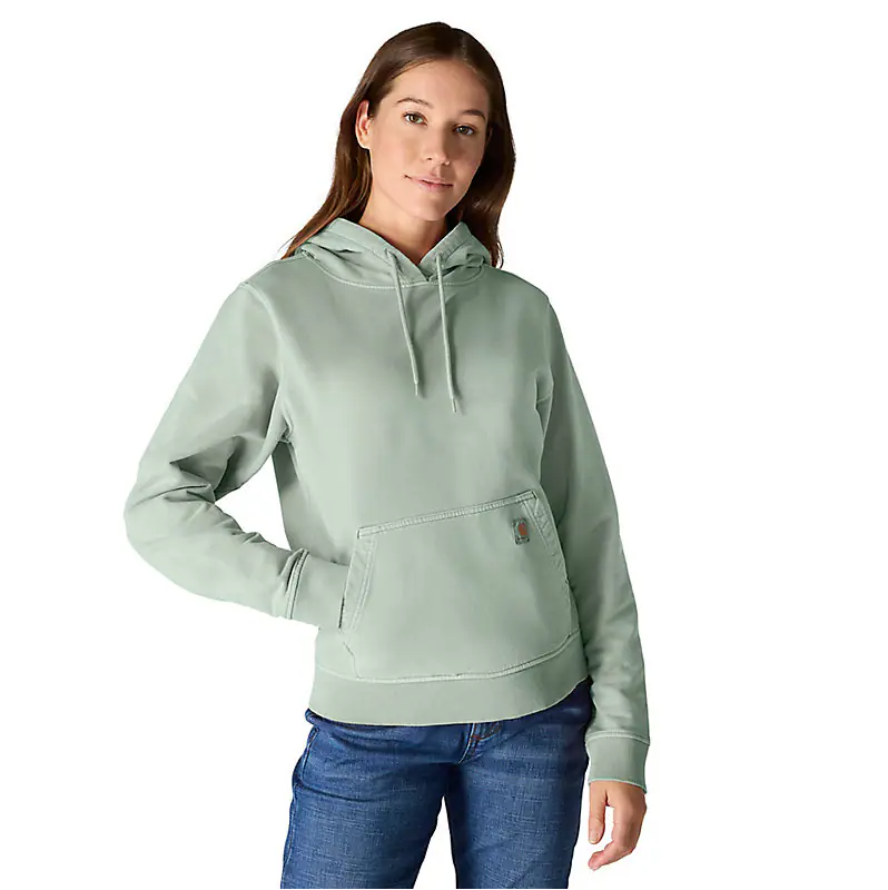 Carhartt Women's Relaxed Fit Midweight Garment Dye French Terry Hooded Sweatshirt 107231