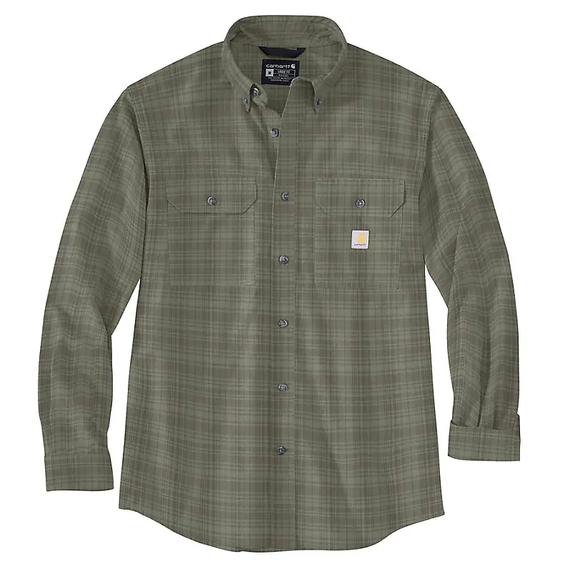 Chemise à carreaux Carhartt Loose Fit Midweight Chambray à manches longues - 106355