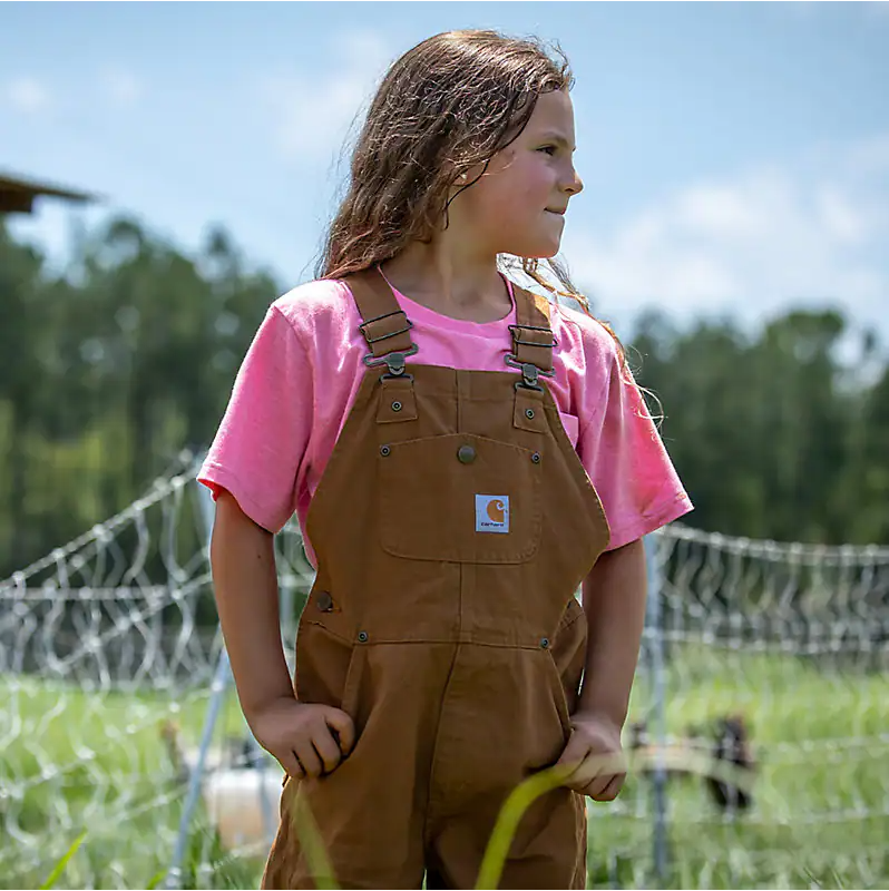 Carhartt Child's Duck Washed Bib Overall - CM8603