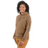 Carhartt Women's Relaxed Fit Midweight Logo Sleeve Graphic Sweatshirt - 102791