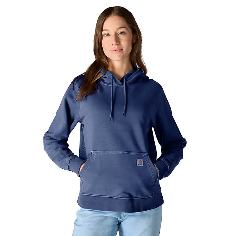 Carhartt Women's Relaxed Fit Midweight Garment Dye French Terry Hooded Sweatshirt 107231