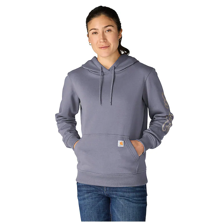 Carhartt Women's Sawyer Script Logo Hooded Sweatshirt - 107414
