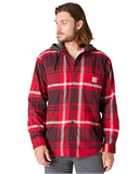 Carhartt Rugged Flex™ Relaxed Fit Flannel Fleece Lined Hooded Shirt Jac - 107011