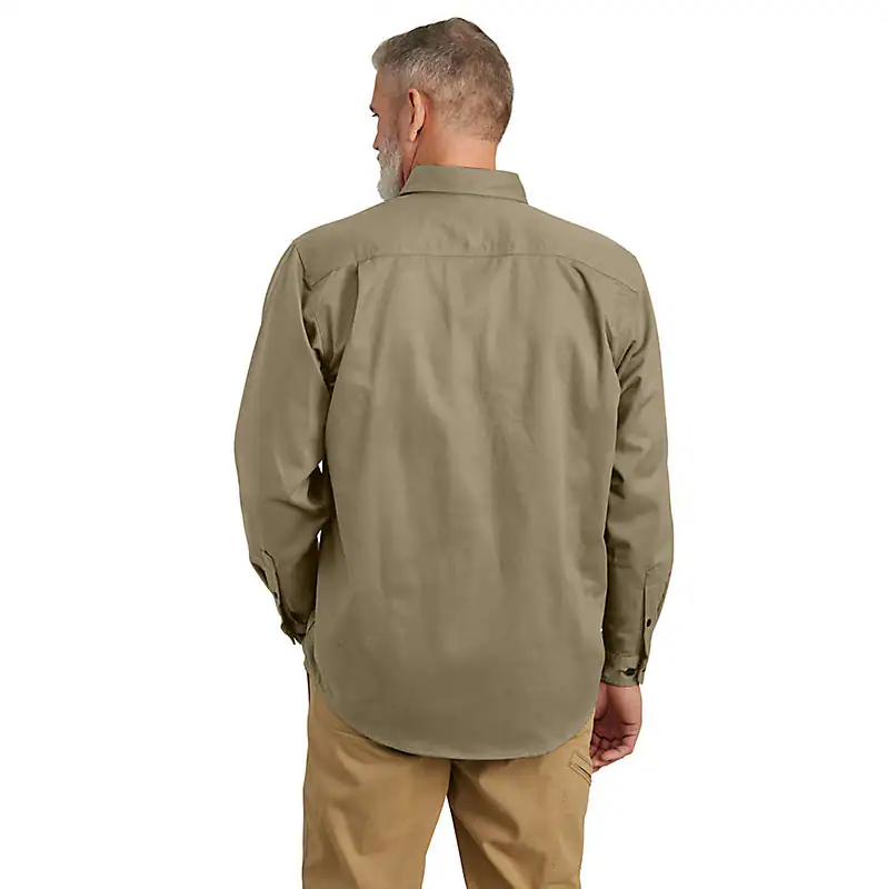 Carhartt FR Flame-Resistant Long Sleeve Twill Pocket Shirt - FRS160