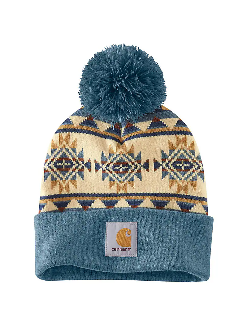 Carhartt Women's Bethany Yellowtail Pom Cuffed Beanie - 107184