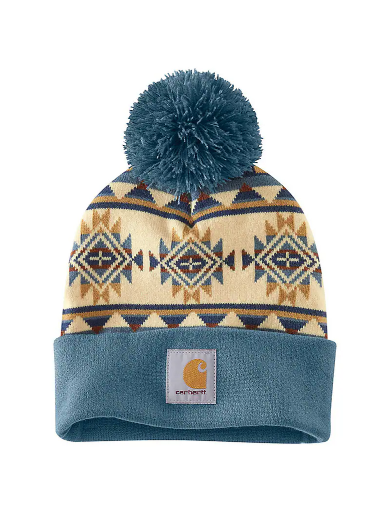 Carhartt Women's Bethany Yellowtail Pom Cuffed Beanie - 107184