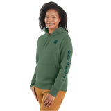 Carhartt Women's Relaxed Fit Midweight Logo Sleeve Graphic Sweatshirt - 102791
