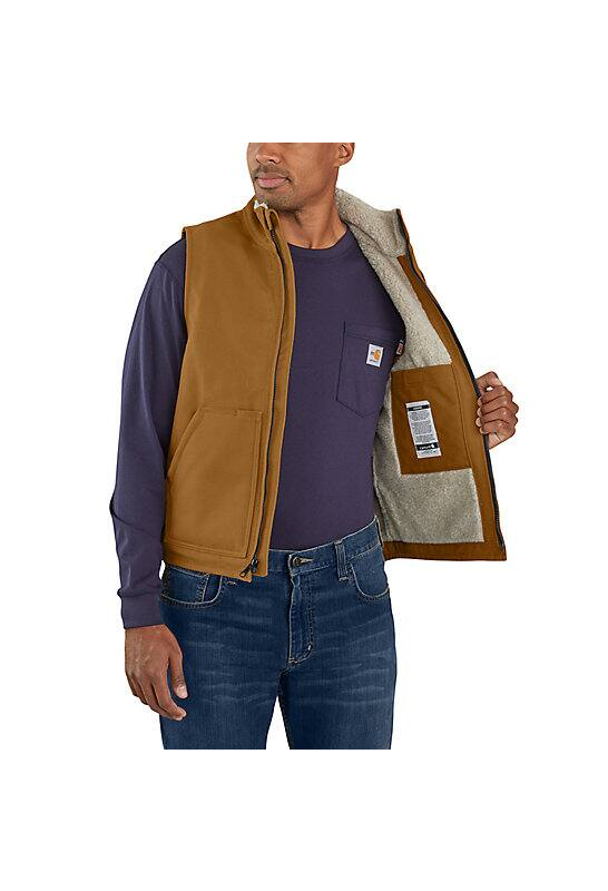 Carhartt FR Flame Resistant Duck Sherpa Lined Vest - 104981