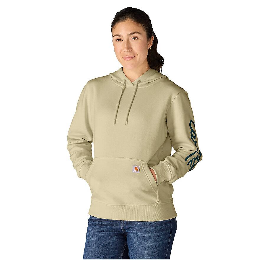 Carhartt Women's Sawyer Script Logo Hooded Sweatshirt - 107414