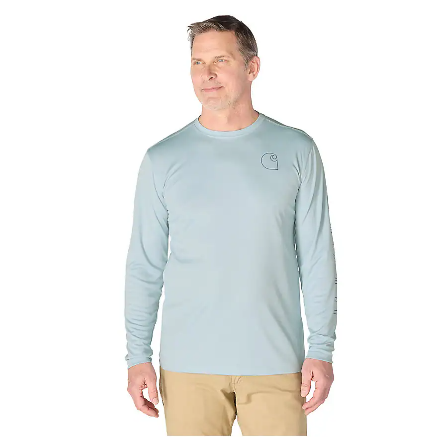 Carhartt Force® Sun Defender™ Lightweight Long-Sleeve Logo Graphic T-Shirt - 106164