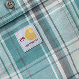 Carhartt FR Flame-Resistant Long Sleeve Plaid Shirt - 104507