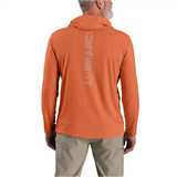 Carhartt Force Sun Defender™ Lightweight Long-Sleeve Hooded Logo Graphic T-Shirt - 106165