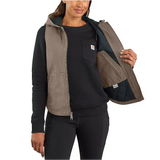 Carhartt Women's Washed Duck Hooded Insulated Vest - 104026