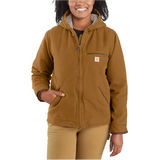 Carhartt Women's Loose Fit Washed Duck Sherpa Lined Jacket - 104292